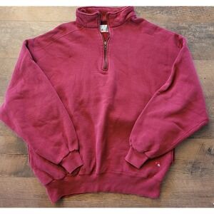 LL Bean Russel Athletics Pullover Vintage 90's Size XXL 2XL Made In USA